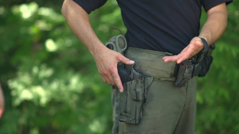 how to draw a handgun from holster SIG SAUER Academy