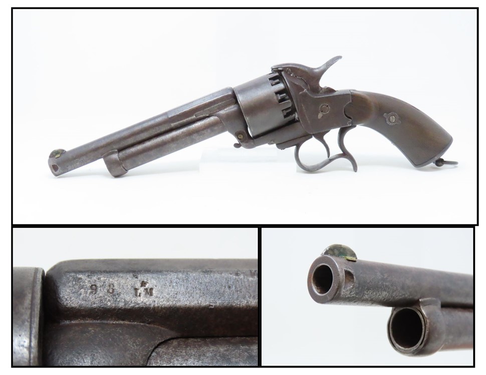Civil War Early Production Confederate LeMAT Grapeshot Percussion Revolver