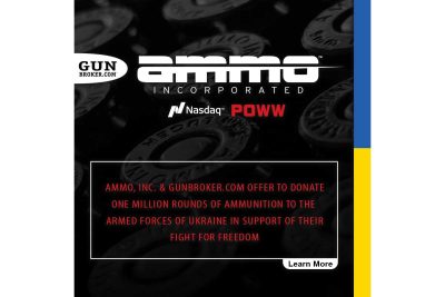 [Video] AMMO, Inc. and GunBroker.com Offer to Donate One Million Rounds of Ammunition to the Armed Forces of Ukraine in Support of their Fight for Freedom