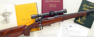 Jack O’Connor’s Engraved 7×57 Mauser Rifle Now at Benefit Auction on GunBroker.com