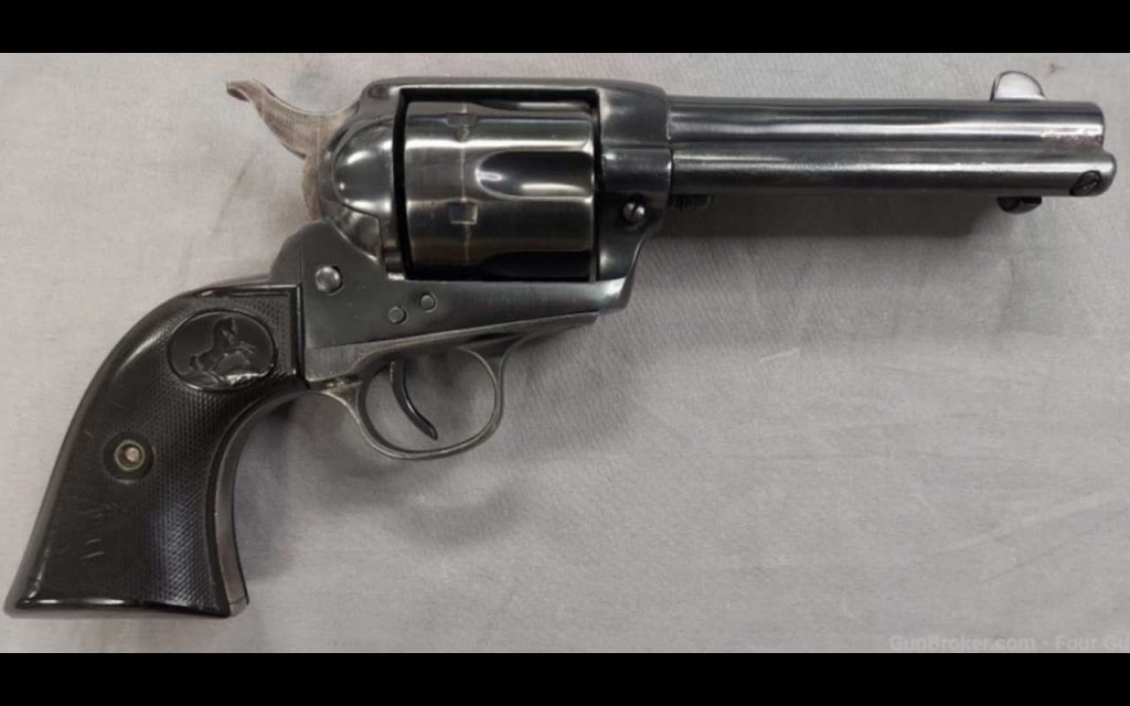 1902 Colt Single Action Army Revolver .38-40 Winchester 6Rd 5" Re Blued
