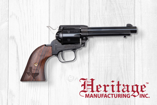 Heritage Revolvers Texas Themed Firearm