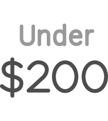 Under $200