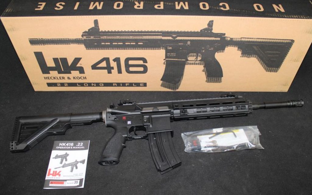 H&K Heckler & Koch HK416 22 LR 16.1' Matte Black - GunBroker.com