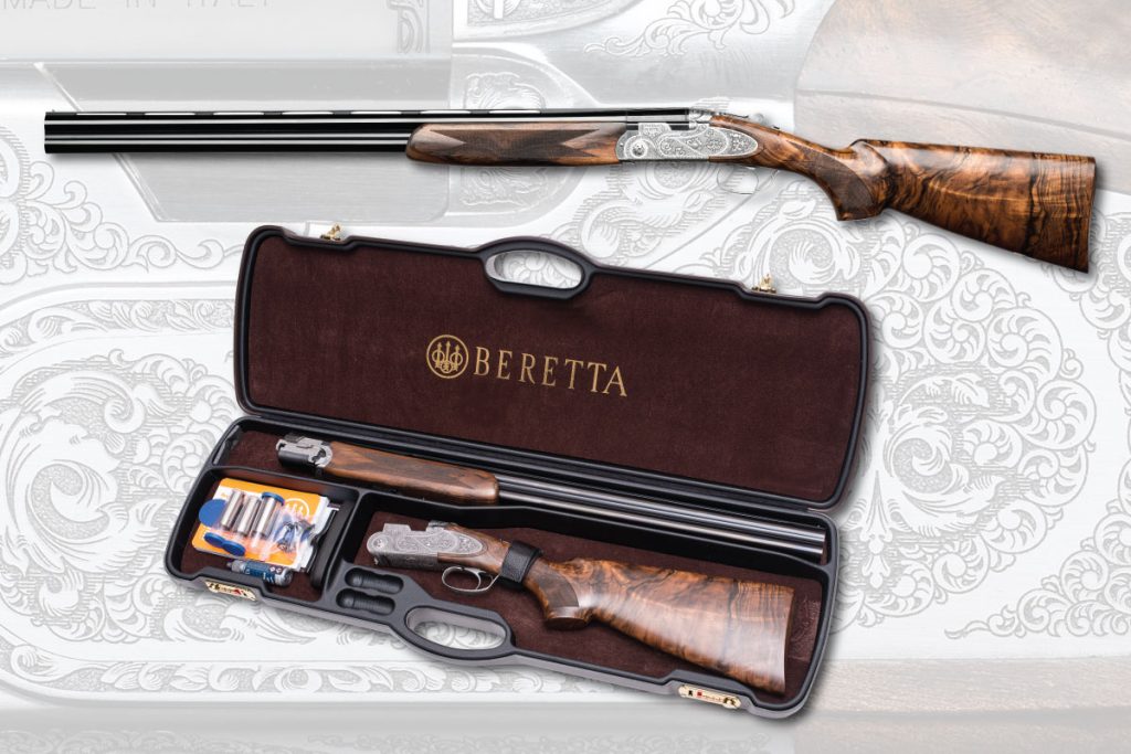 Beretta 687 EELL Diamond Pigeon Shotgun with restyled game scenes or scrollwork engravings. Check them out on GunBroker.com.