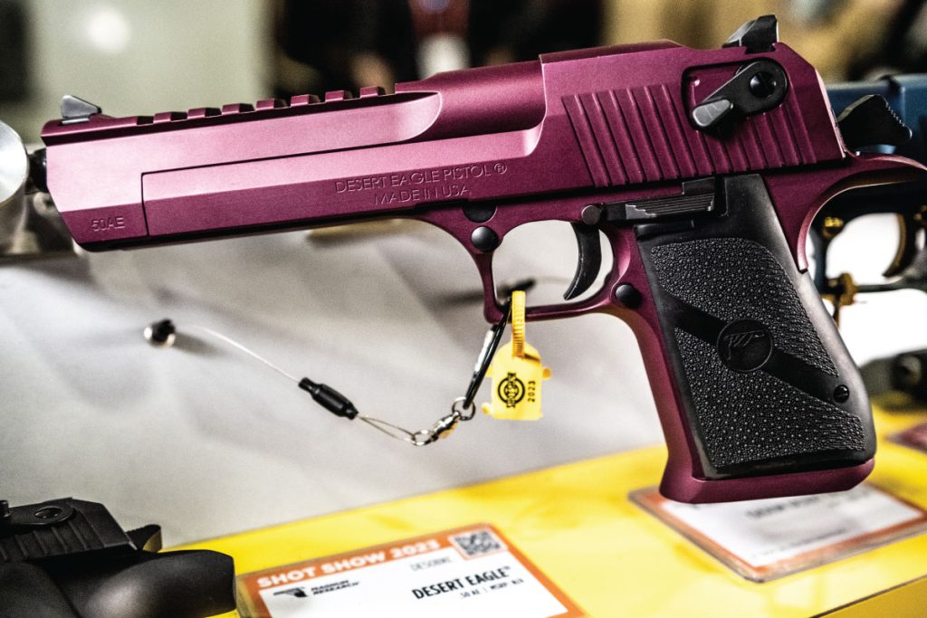 Magnum Research Releases Desert Eagle With New Colors: Matte black Cherry. Find it on GunBroker.com