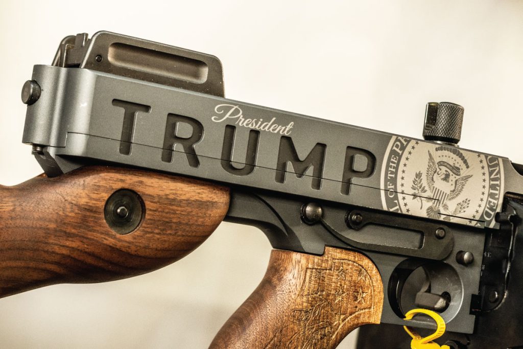 President Trump Edition of the Auto-Ordnance Thompson 1927A-1 .45 Carbine Semi-Automatic Rifle 
