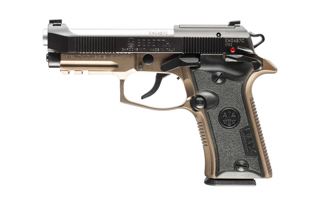 Beretta 80X Cheetah is a modern take on a classic pistol, ergonomically designed to fit smaller hands and is also comfortable for larger hands, lending the gun to ease in both practice and defensive use.  GunBroker.com