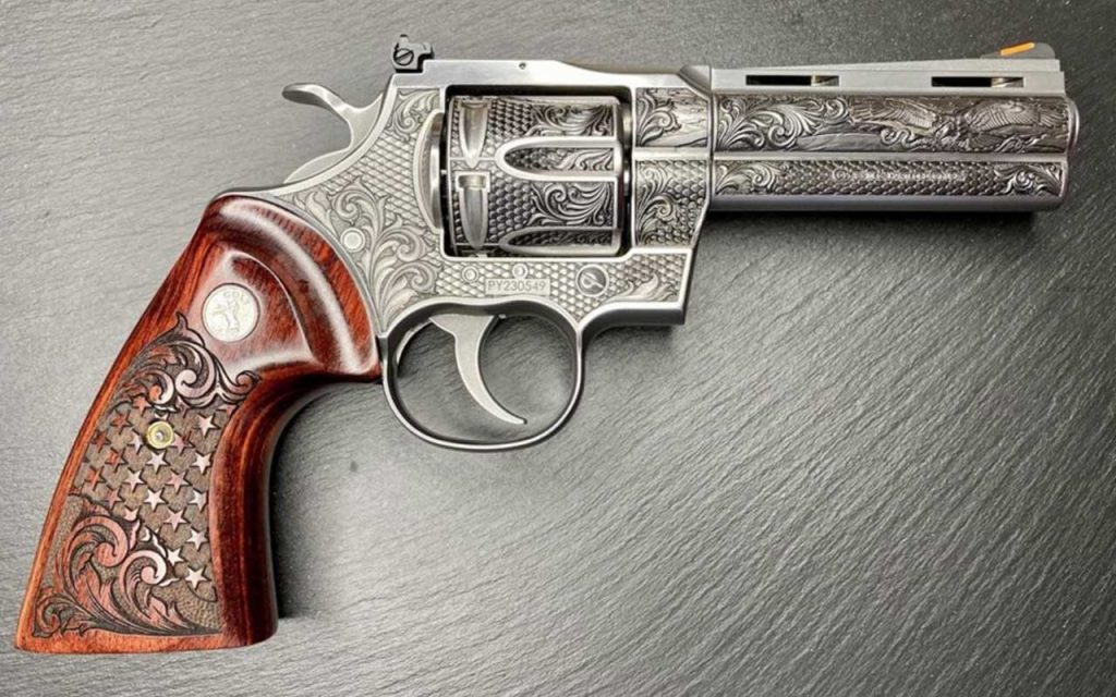 Colt Python 2020 Engraved Royal Patriot by Altamont Co. 4.25" .357 Mag. Find it on GunBroker.com