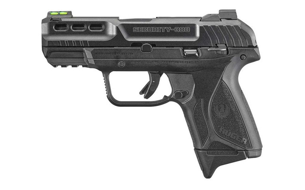 Ruger Security 380 Pistol utilizes Ruger's safe, reliable, and proven Secure Action fire-control system that combines a protected internal hammer with a bladed-safety trigger.  Buy it now on GunBroker.com