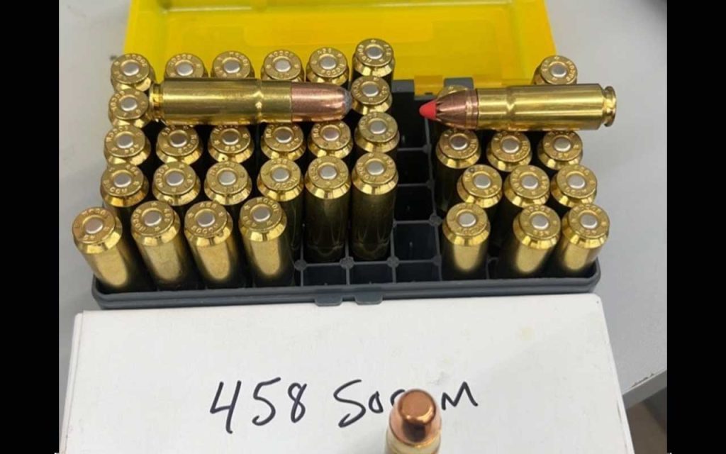458 Socom was designed to be one of the largest caliber cartridges compatible with the AR15 GunBroker.com