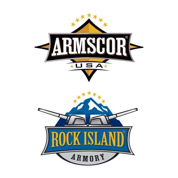 Armscor and Rock Island Armory logos