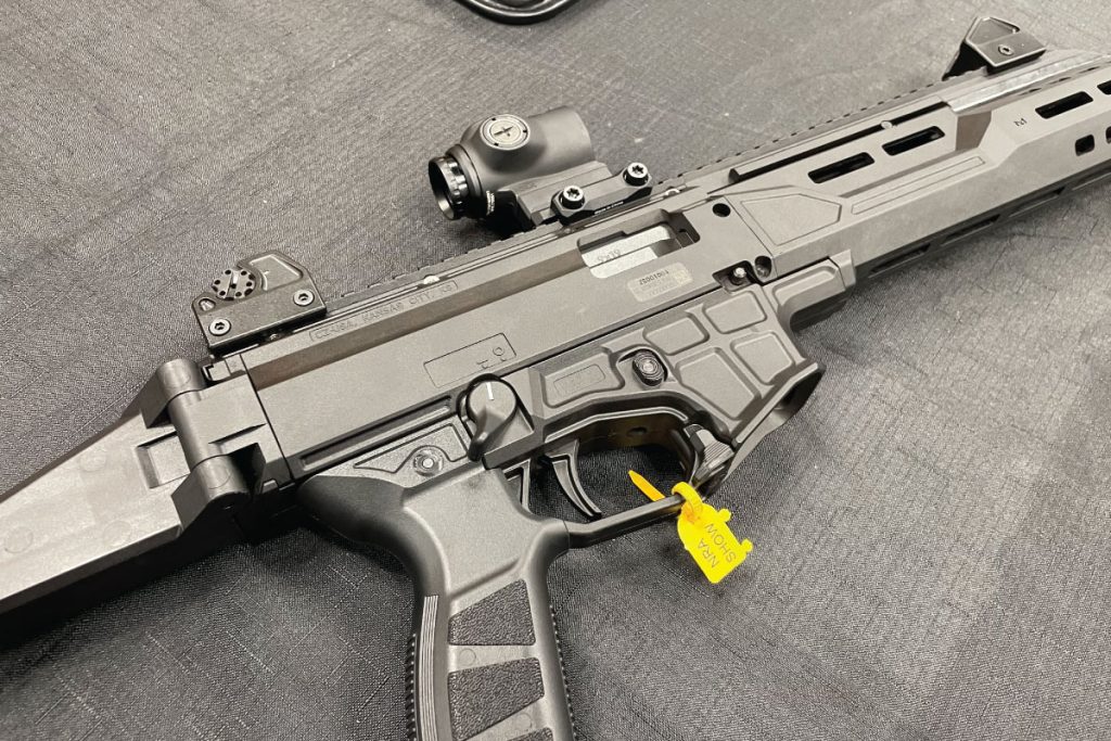 CZ  3 Plus Carbine, the fourth generation of the Scorpion series, the 3 Plus has fully ambidextrous surface controls, an improved upper and lower receiver, enhanced sights, and a new magazine design.- GunBroker.com