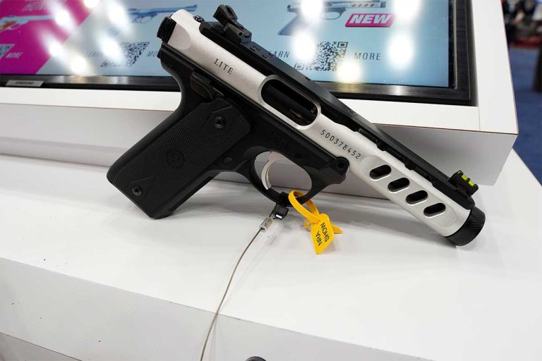 Ruger Mark IV 22/45 Lite - A Lightweight Training Pistol That's Fun to Shoot! Find it on GunBroker.com