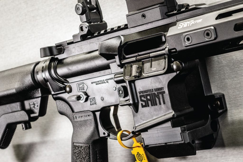 . This is Springfield Armory’s first pistol caliber carbine based on the Saint Victor line of rifles. - GunBroker.com
