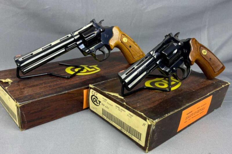 GunBroker.com Item #985635050: Rare Colt BOA 357 Consecutive Set Rare Snake Guns #0759 #0760 - Part of Top 21 Most Expensive Items Sold on GunBroker.com May 2023