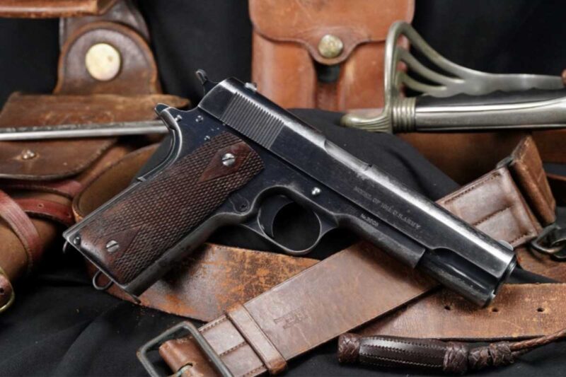 GunBroker.com Item #982532084: Colt Model of 1911 US Army .45 ACP Semi-Automatic Pistol, June 1912 with Accessories
