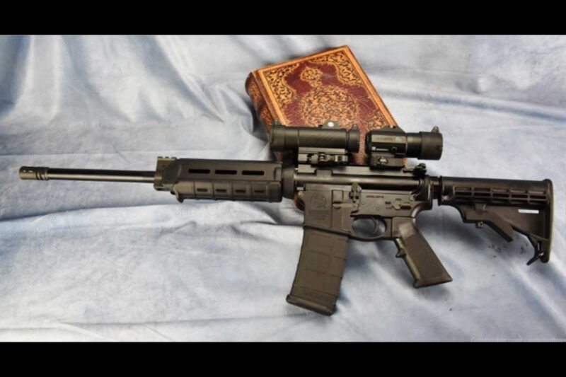 GunBroker.com Item #986994415: Smith & Wesson S&W M&P Sport II 5.56 MLOK wSig Romeo 7 optic & 4x Magnifier