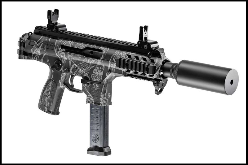 Beretta PMXs Tiger Stripe with Suppressor