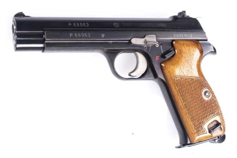 GunBroker.com Item 992373726, SIG P210-1 1970 Swiss Pistol 9mm w/Original Box & Two Mags 