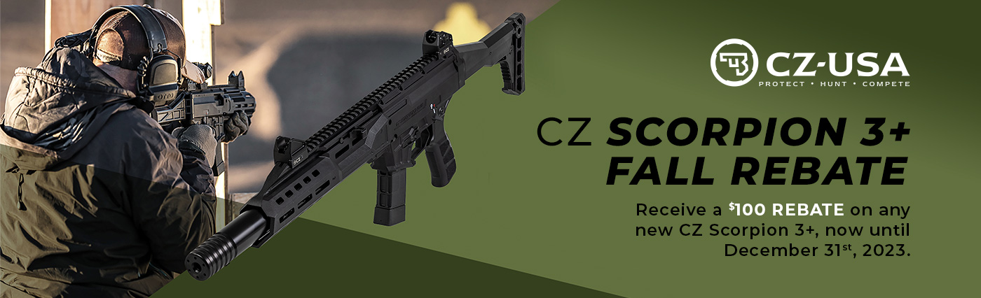CZ Scorpion 3+ Fall Rebate 2023