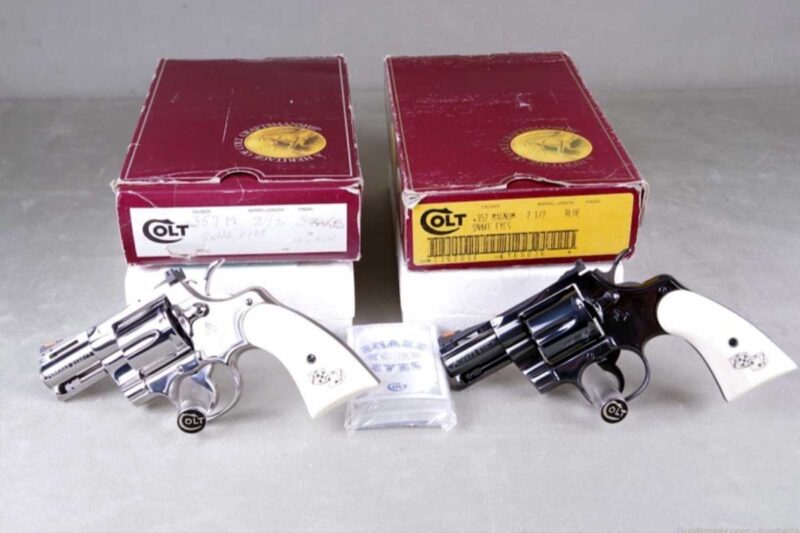 1989 Colt Python Snake Eyes Set #36 - TOP 23 Most Expensive Guns Sold on GunBroker in Sep. 2023