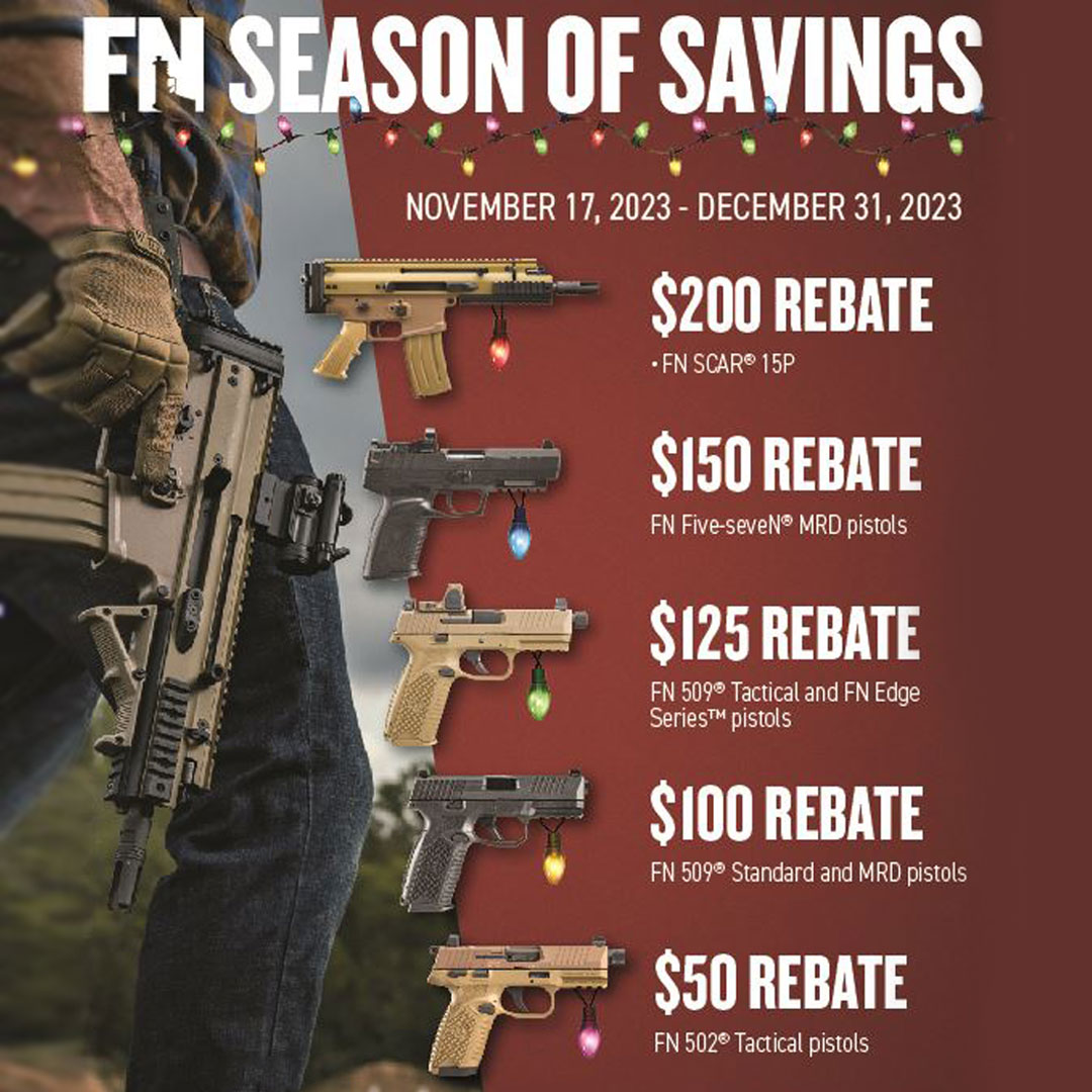 FN Season of Savings Rebate 2023 Gun Rebates GunBroker