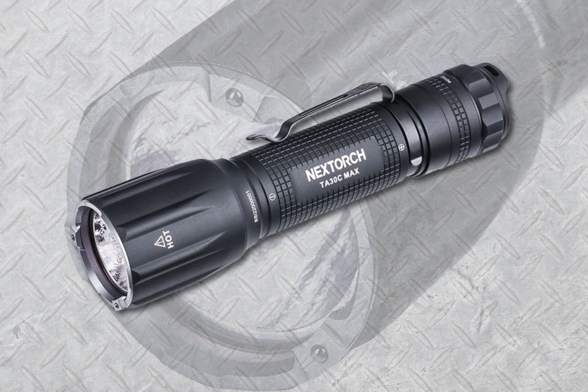 NEXTORCH TA30C MAX - 3000 Lumen Tactical LED Flashlight - Head with Nano  Ceramic Glass Breaker - Strobe Function