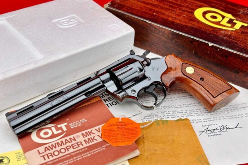 1985 Colt BOA .357 Magnum 6" Royal Blue, #610