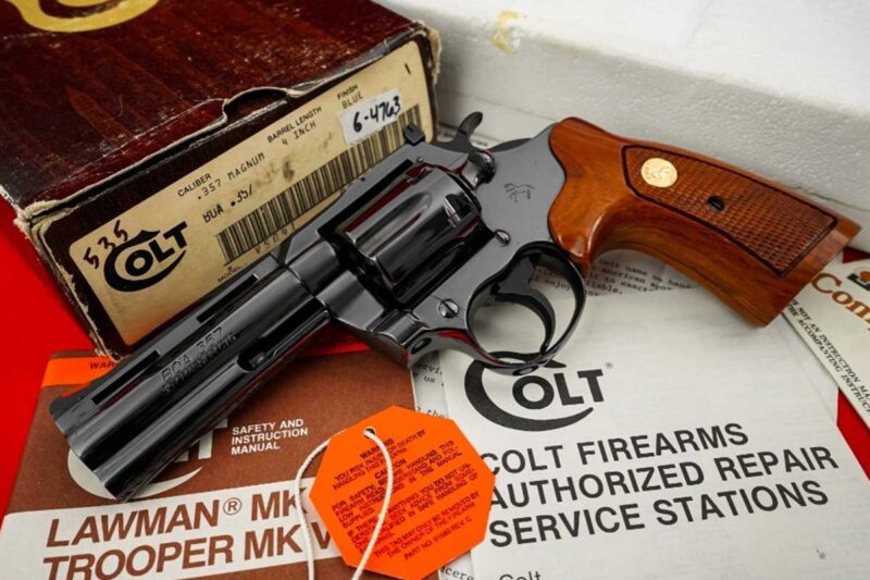 Colt Boa 4" .357 Magnum Revolver, #573 of 1200 