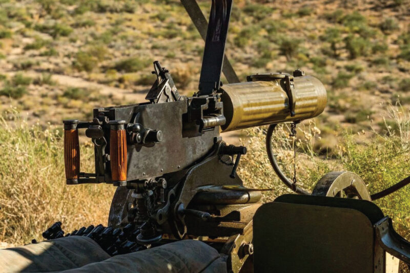 Shooting the Maxim 1910 Russian | Big Sandy Machine Gun Shoot 2023 | GunBroker.com