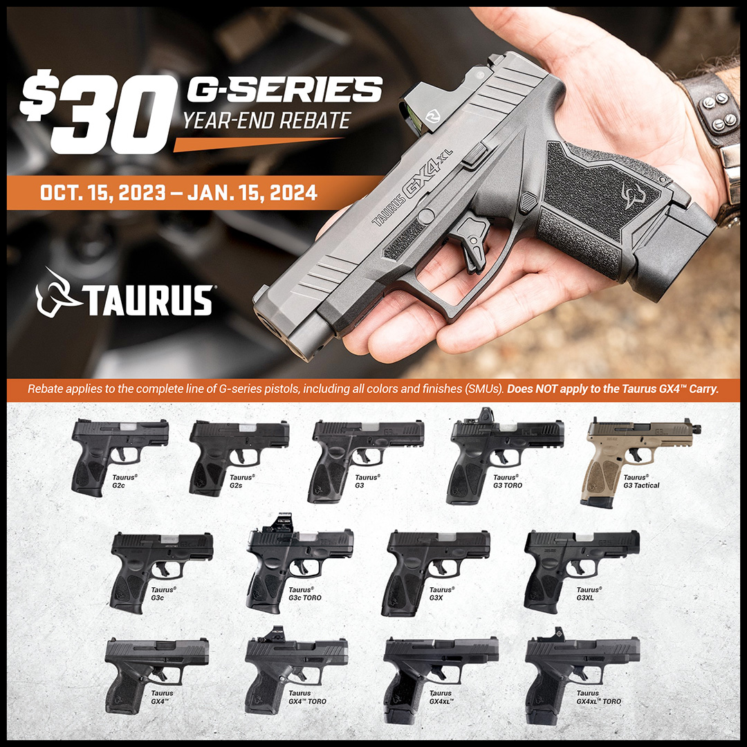 Taurus G Series Rebate Form