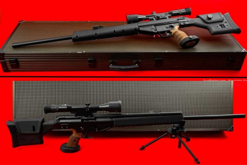 GunBroker.com Item 1017251547, New Heckler & Koch HK PSG1 Sniper - In Case with Test Target - Most Expensive Guns sold on GunBroker in 2023