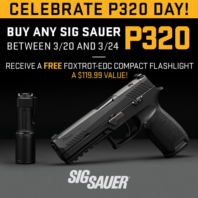 Sig P320 Day Rebate Featured