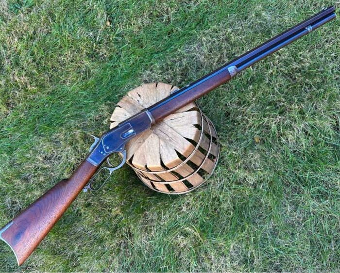 FANTASTIC EARLY ANTIQUE WINCHESTER MODEL 1873 FIRST MODEL
- GunBroker.com