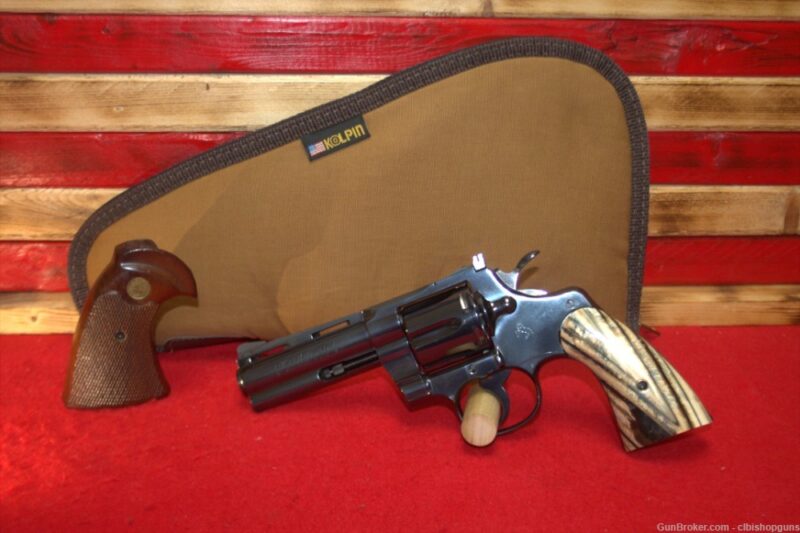 GunBroker.com Item 1034842755, STUNNING Colt Python 4in Barrel .357 Mag Mammoth Ivory Grips 1970 was sold on 2/25/2024