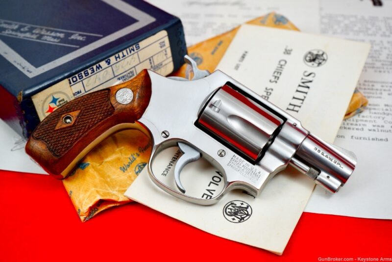 GunBroker.com Item 1032891172, S&W Model 60 Chiefs Special No Dash w/ Jinks Letter 100% New In Box was sold on 2/18/2024
