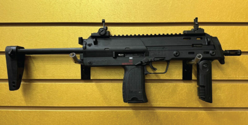 GunBroker.com Item #1045823966, NO DEMO LETTER POST-86 DEALER SAMPLE H&K MP7A1 MP7-A1 4.6x30mm LIKE-NEW was sold for $28,505.00 on 4/21/2024