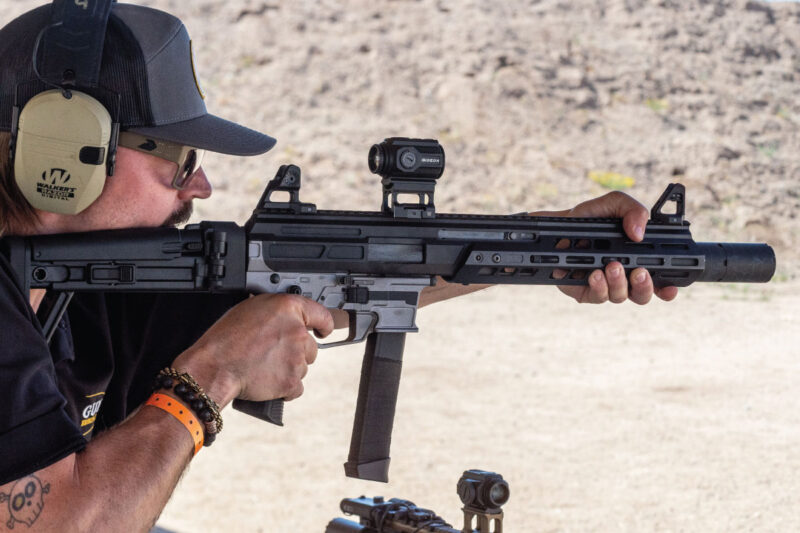 Compatible with AR-15 lowers using a Mag‑X™ magazine adapter or equivalent