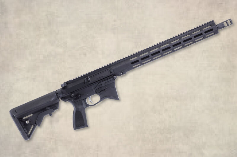 Maxim Defense MD9 916 is a 9mm AR-style firearm featuring a 16-inch barrel and a roller-delayed blowback system for smooth, reliable operation.