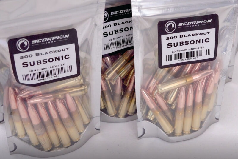 Scorpion 300 blackout subsonic, low recoil and fun to shoot