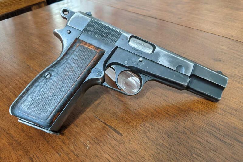 Made in the 1950s, this Hi-Power pistol is designated as a curio & relic, but examples made in the late-70s or newer are considered modern firearms. C&R Guns (Curio & Relic): What Are They?