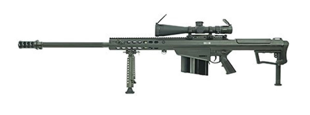 GunBroker.com Item #1048613491, Barrett M107A1 .50BMG 29" Military Contract Overrun .50 19600 Rifle & QDL! was sold for $19,499.00 on 5/29/2024