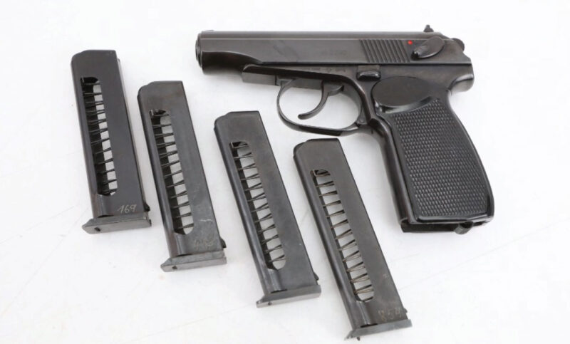 GunBroker.com Item #1049629346. East German Makarov K100 Proof 9x18 FOUR MAGS 1960 Manuf C&R No Reserve was sold on 5/19/2024