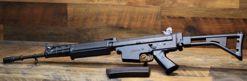 GunBroker.com Item #1048024225, EXCELLENT FN FNC 5.56 Machine Gun Transferable Form 3 S&H Sear 4 Position was sold for $21,999.99 on 5/01/2024
