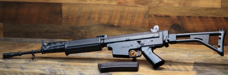 GunBroker.com Item #1048024225, EXCELLENT FN FNC 5.56 Machine Gun Transferable Form 3 S&H Sear 4 Position was sold for $21,999.99 on 5/01/2024