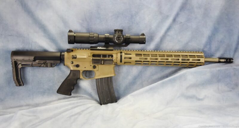 GunBroker Item #1048032727. Falkor Defense FD-15P AR-15 Rifle +Accufire 1-6x24 Tactical Scope 223 Wylde was sold on 5/9/2024