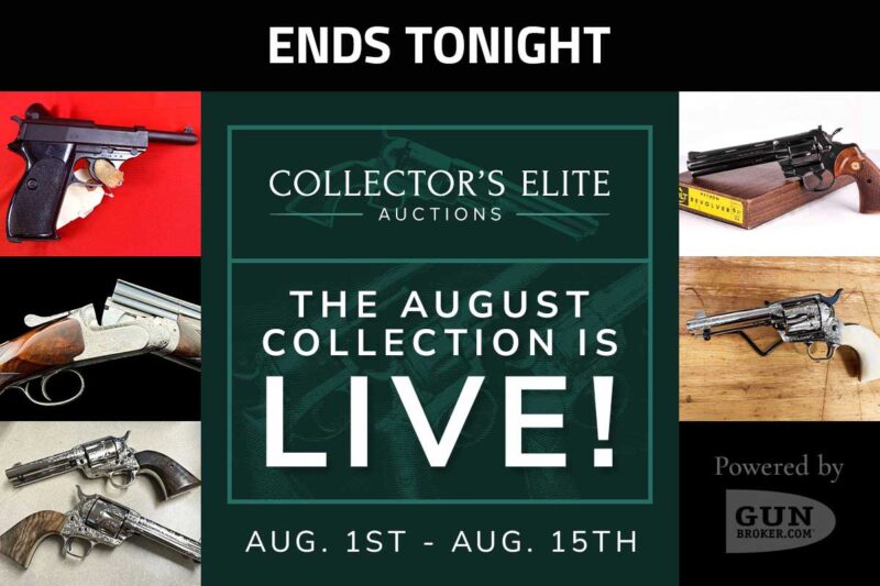 Final Call for Bids in GunBroker’s August Collector's Elite Auction