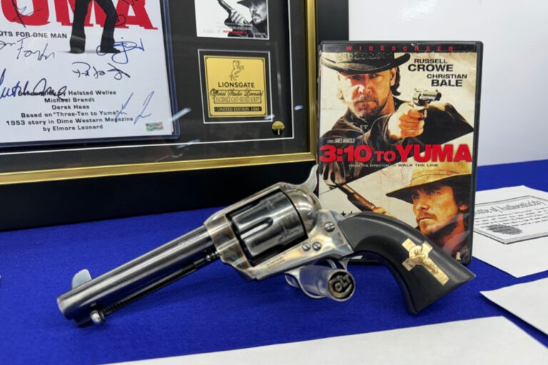 GunBroker, Bryant Ridge Offer ‘The Hand of God’ Revolver Used in ‘3:10 to Yuma’ to benefit GOA