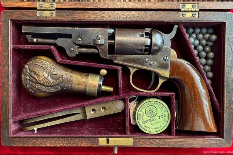 Factory-Cased-Colt-Model-1849 - 5 Strategies for Safely and Successfully Collecting Rare Guns